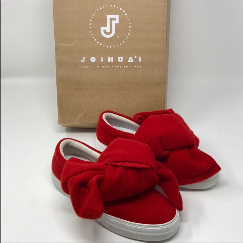 New/dis. | JOSHUA SANDERS | felt bow sneakers